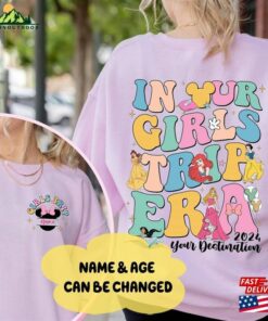 2 Sided Personalized Princess Girls Trip 2024 Shirt In Our Era Sweatshirt Classic 2 Sided Personalized Princess Girls Trip 2024 Shirt In Our Era Sweatshirt Classic