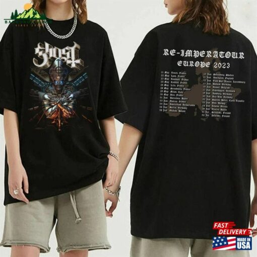 2 Sided Phantomime Eu Tour Tee Ghost Band 2023 Merch Shirt Sweatshirt T-Shirt