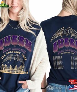 2 Sided Queen Adam Lambert The Rhapsody Tour 2023 Sweatshirt Rock Band Shirts T-Shirt Classic 2 Sided Queen Adam Lambert The Rhapsody Tour 2023 Sweatshirt Rock Band Shirts T-Shirt Classic