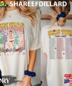 2 Sided Retro Vintage The Eras Tour Comfort Colors Shirt Swiftie Merch T-Shirt Classic