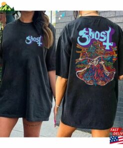 2 Sided The Ghost Band T-Shirt Shirt Retro Tee Sweatshirt Unisex 2 Sided The Ghost Band T-Shirt Shirt Retro Tee Sweatshirt Unisex