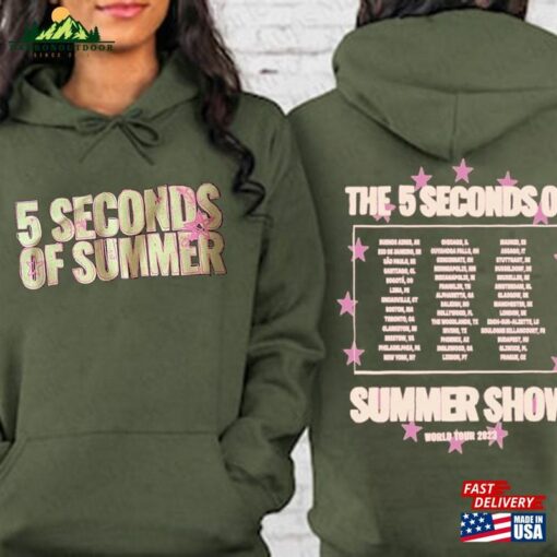 2 Sides 5Sos Tour 2023 T-Shirt Shirt Starry Night Sweatshirt Hoodie