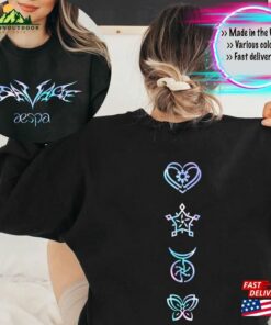 2 Sides Aespa Savage Shirt Kpop Synk Hyper Line Tour Hoodie Sweatshirt 2 Sides Aespa Savage Shirt Kpop Synk Hyper Line Tour Hoodie Sweatshirt