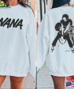 2 Sides Anime Nana Osaki Print Goth Harajuku Top Women T-Shirt Unisex Vintage Hachi Hoodie