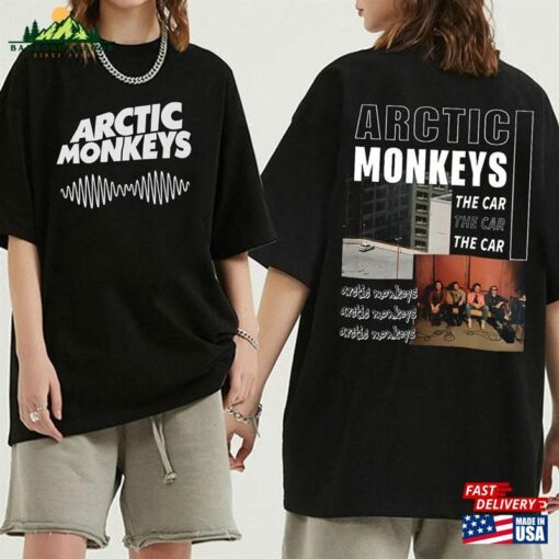 2 Sides Arctic Monkey Shirt Monkeys The Car Tour 2023 Music World Unisex T-Shirt