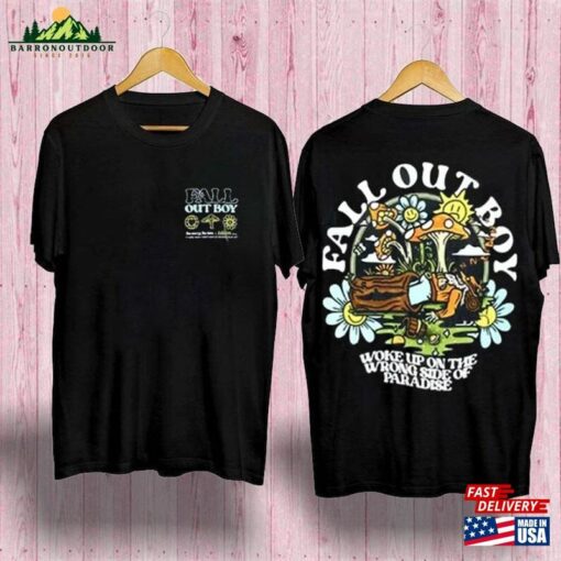 2 Sides Fall Out Boy Wrong Side Of Paradise Tee Vintage Summer Tour Shirt 2023 Sweatshirt Classic