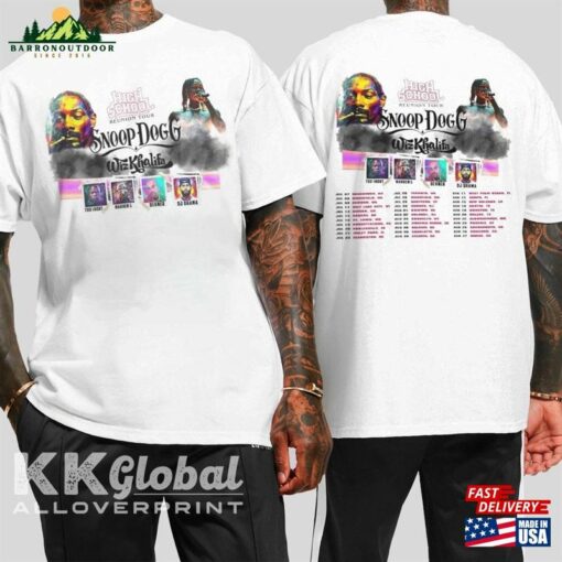 2 Sides High School Reunion 2023 Shirt Snoop Dogg Wiz Khalifa Hoodie T-Shirt