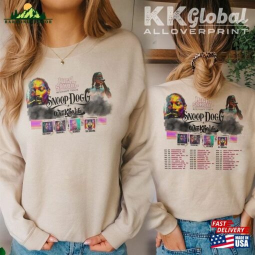 2 Sides High School Reunion 2023 Shirt Snoop Dogg Wiz Khalifa Hoodie T-Shirt