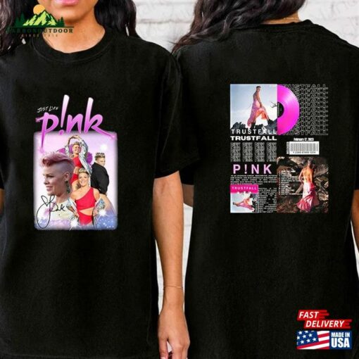 2 Sides P!Nk Summer Carnival 2023 Tour Shirt Pink Music T-Shirt Unisex