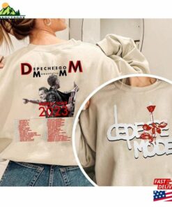 2 Sides Printed Depeche Mode Memento Mori World Tour 2023 Shirt Sweatshirt Hoodie