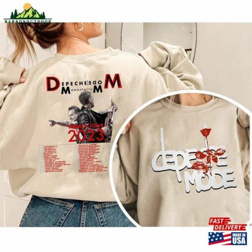 2 Sides Printed Depeche Mode Memento Mori World Tour 2023 Shirt Sweatshirt Hoodie