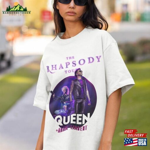 2 Sides Queen Adam Lambert Rhapsody Tour Shirt 2023 Sweatshirt Classic