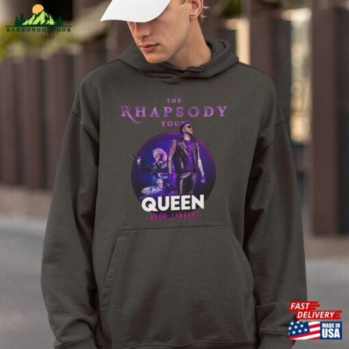 2 Sides Queen Adam Lambert Rhapsody Tour Shirt 2023 Sweatshirt Classic