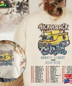 2 Sides Shirt Nickelback Band Tour 2023 Get Rollin Album Tee Nickleback Concert Sweatshirt Unisex