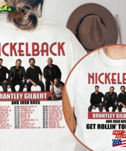 2 Sides Shirt Nickelback Band Tour 2023 Get Rollin Album Tee Nickleback Concert T-Shirt Classic