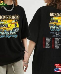 2 Sides Shirt Nickelback Music Tour 2023 Merch Vintage Get Rollin’tickets Sweatshirt Unisex