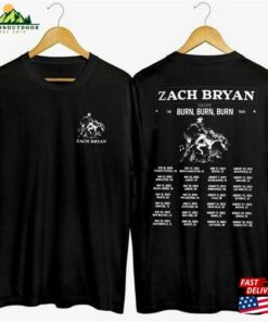 2 Sides Shirt Zach Bryan The Burn Tour 2023 Concert Country Music Unisex Sweatshirt