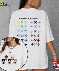 2 Sides Temptation All Albums Logo Sweatshirt Txt New Album Shirt Tomorrow X Together Members Hoodie Classic