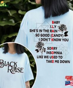 2 Sides The Rose Black Shirt Dawn To Dusk Tour Kpop Indie Rock T-Shirt Unisex 2 Sides The Rose Black Shirt Dawn To Dusk Tour Kpop Indie Rock T-Shirt Unisex
