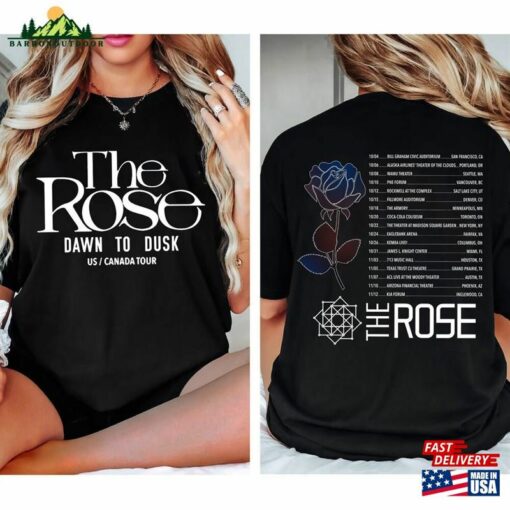 2 Sides The Rose Dawn To Dusk Shirt Us N Canada Tour T-Shirt Kpop Hoodie Sweatshirt