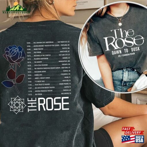 2 Sides The Rose Dawn To Dusk Shirt Us N Canada Tour T-Shirt Kpop Hoodie Sweatshirt