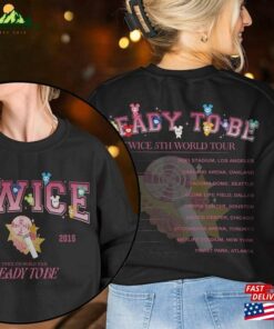 2 Sides Twice Ready To Be Tour 2023 Shirt 5Th World Lovelys Kpop Sweatshirt Tee T-Shirt Classic