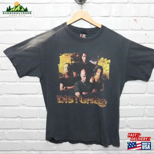 2000S Disturbed Band Tee Shirt Hoodie Classic