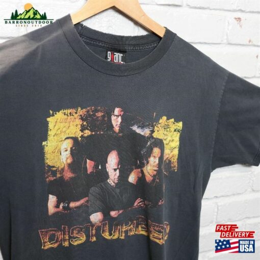 2000S Disturbed Band Tee Shirt Hoodie Classic