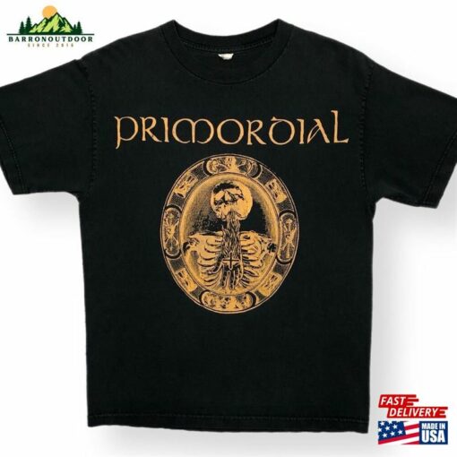 2011 Primordial “Redemption At The Puritan’S Hand” Heavy Metal Band Album Promo Double Sided Graphic T-Shirt Classic