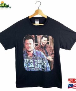 2013 Blake Shelton Ten Times Crazier Concert Tour Band Promo T-Shirt Classic Sweatshirt