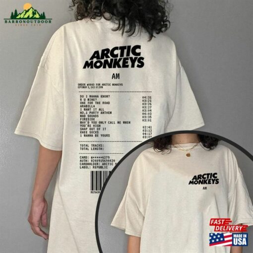 2023 Arctic Monkeys North American Tour T-Shirt Band Shirt Hoodie Classic