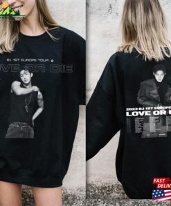 2023 B I 1St Europe Tour Love Or Die Shirt Ikon Kpop Hoodie Classic