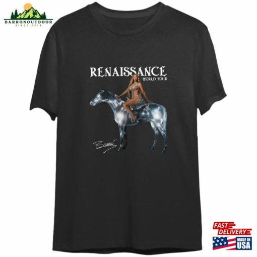 2023 Beyonce Renaissance North American Tour Beyonc Double Sided Shirt T-Shirt Unisex