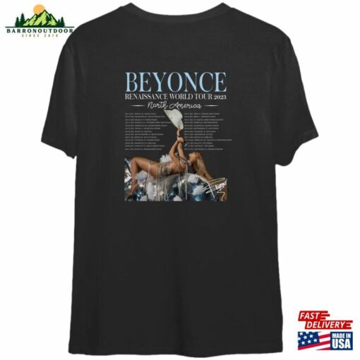 2023 Beyonce Renaissance North American Tour Beyonc Double Sided Shirt T-Shirt Unisex