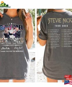 2023 Billy Joel Stevie Nick Two Icons One Night Shirt T-Shirt Hoodie Classic