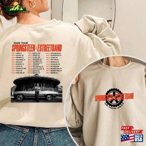 2023 Brucespringsteen And E Street Band Tour Springsteen Shirt Rock Hoodie Unisex