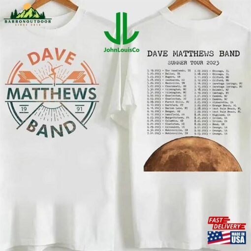 2023 Concert Dave Matthews Band Shirt Sweatshirt Classic