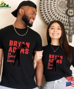 2023 Concert T-Shirt Bryan Adams Tour So Happy Hurts Hoodie 2023 Concert T-Shirt Bryan Adams Tour So Happy Hurts Hoodie
