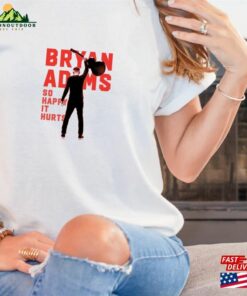 2023 Concert T-Shirt Bryan Adams Tour So Happy Hurts Hoodie