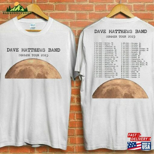 2023 Dave Matthews Band Summer Tour T-Shirt Shirt Hoodie Sweatshirt