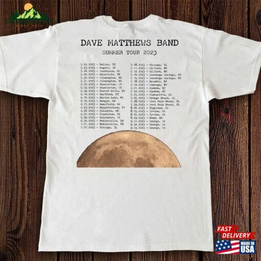 2023 Dave Matthews Band Summer Tour T-Shirt Shirt Hoodie Sweatshirt