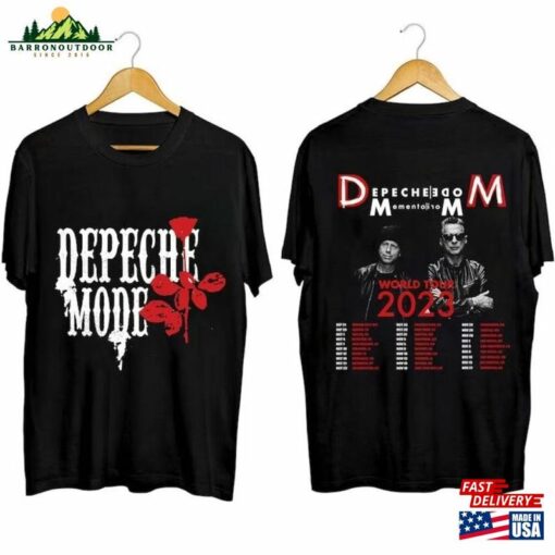 2023 Depeche Mode Tour Shirt Logo Tee Fan T-Shirt Classic