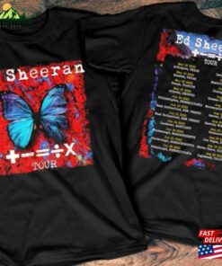 2023 Ed Sheeran Mathematics America Tour Shirt Band Unisex T-Shirt Hoodie