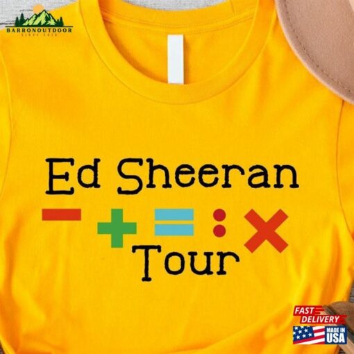 2023 Ed Sheeran Mathematics America Tour Shirt Unisex T-Shirt