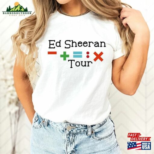 2023 Ed Sheeran Mathematics America Tour Shirt Unisex T-Shirt