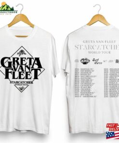 2023 Greta Van Fleet Tour T-Shirt 90S Vintage Tee Rock Band Shirt Hoodie Sweatshirt