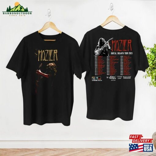 2023 Hozier Tour Unisex Shirt Unreal Unearth Merch Hoodie Sweatshirt