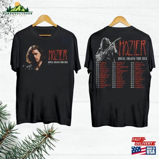 2023 Hozier Unreal Unearth World Tour Shirt Graphic Concert Merch Sweatshirt Classic