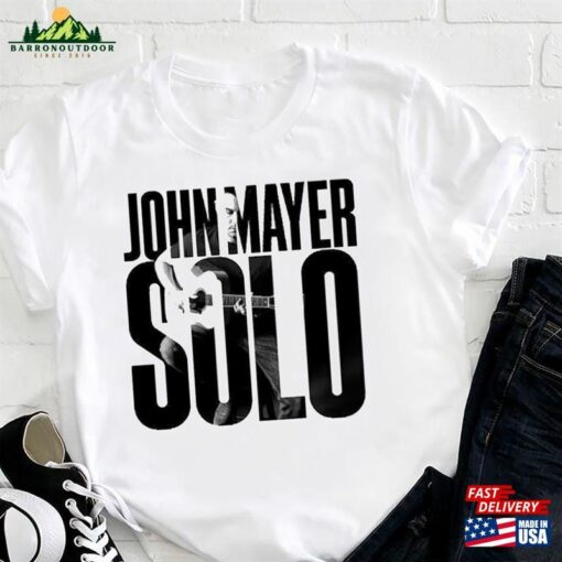 2023 John Mayer Solo Tour T-Shirt Graphic Shirt Fan Gift Classic Hoodie