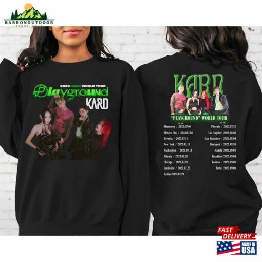 2023 Kard Quot Playground World Tour Sweatshirt Classic Unisex